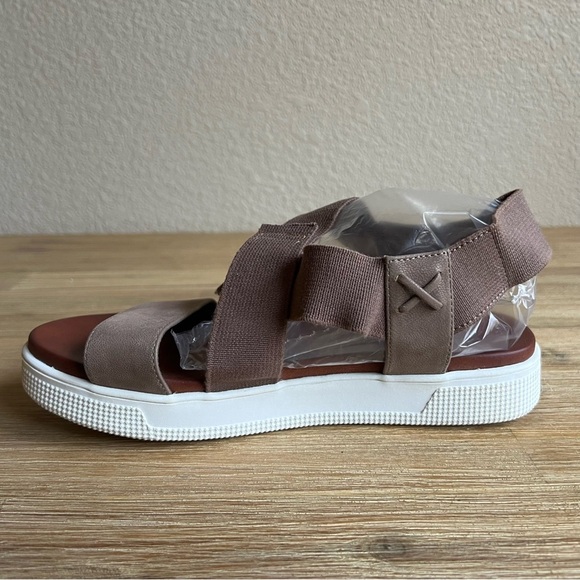 MIA Gizela Wide-Strap Sandals Women’s 8.5 Brown Platform Modern Comfort Shoe - Picture 5 of 11